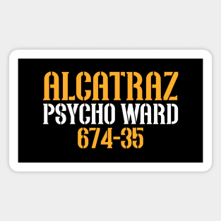 Alcatraz Psycho Ward Design Magnet